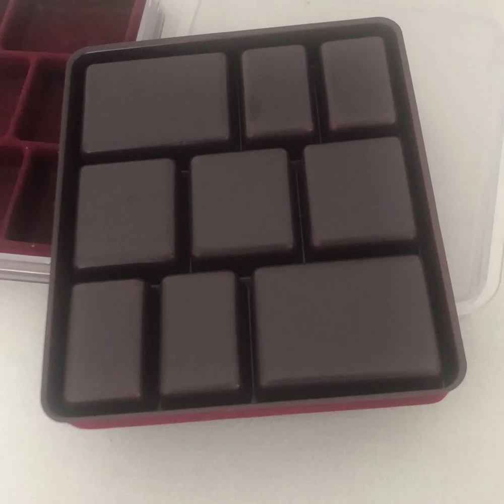 Two Velvet Jewelry Trays with Lids